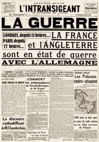 Déclaration de la guerre