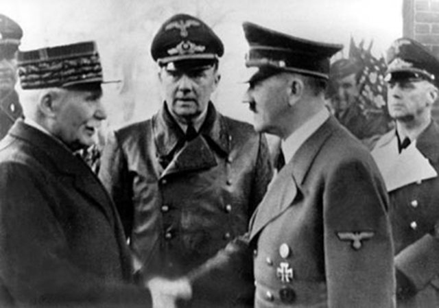 Rencontre de Pétain et d'Hitler