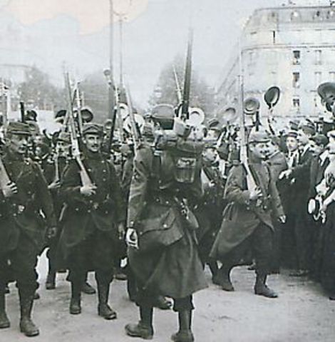 Début de la Grande Guerre