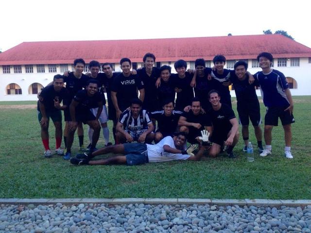 Victory against NUS Law Soccer Team