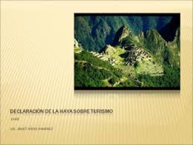 DECLARACIÓN DE LA HAYA SOBRE TURISMO