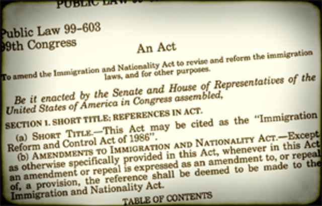 Immigration Reform and Control Act of 1986 (IRCA)