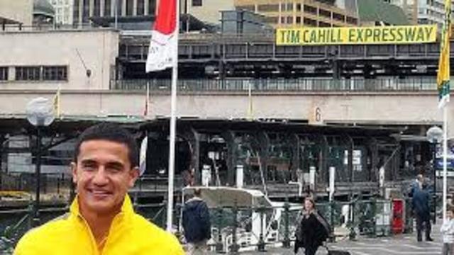 the Cahill Expressway in Sydney was temporarily renamed the Tim Cahill Expressway in his honour ahead of the Socceroos' 2014 FIFA World Cup qualification match against Iraq.