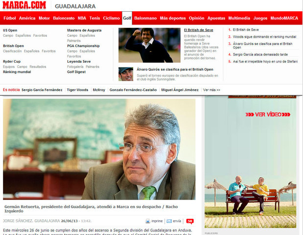 Retuerta habla de un nuevo estadio