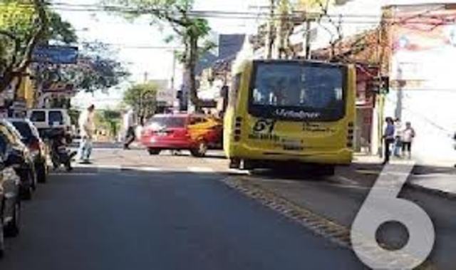 Un colectivo embistió a una anciana.