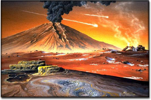 The formation of the atmosphere