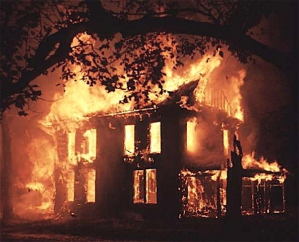 Anne Bradstreets House Burns