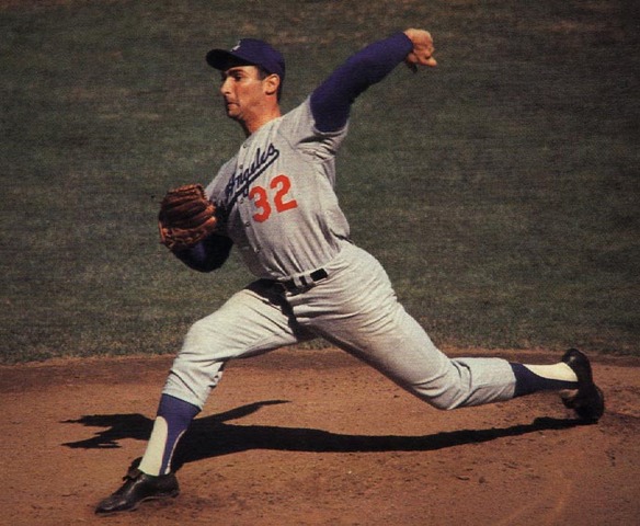 Sandy Koufax Throws His Arm Away