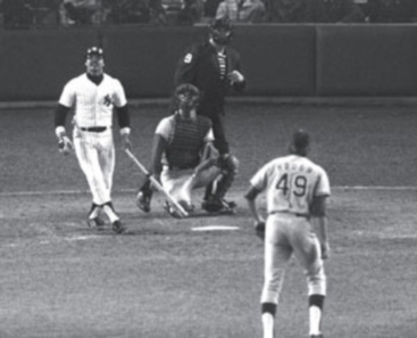 Reggie Jackson Hits Three Home Runs in One World Series Game