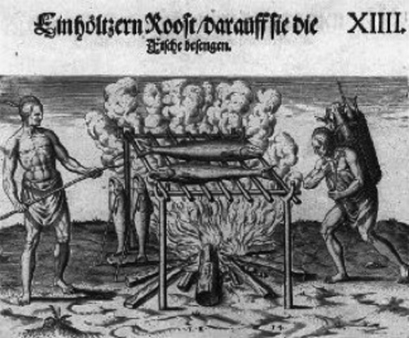 A.D., Native Americans Inhabit Oyster Islands