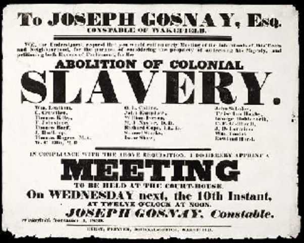 America Abolishes Slavery