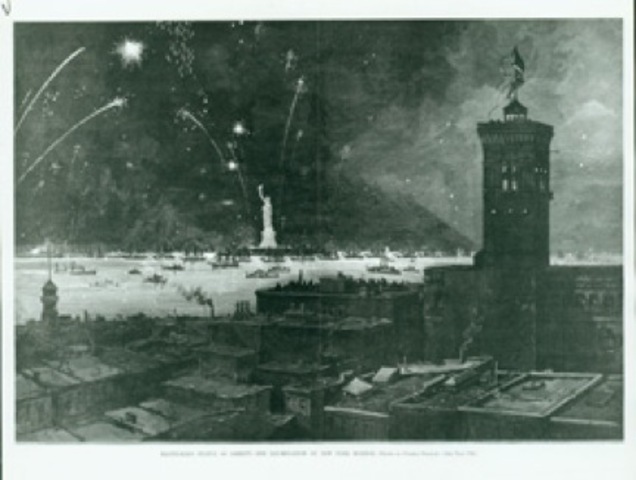 Lady Liberty gets her fireworks.