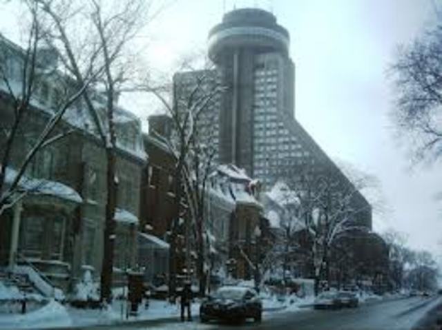 Depart New York - Arrive Quebec