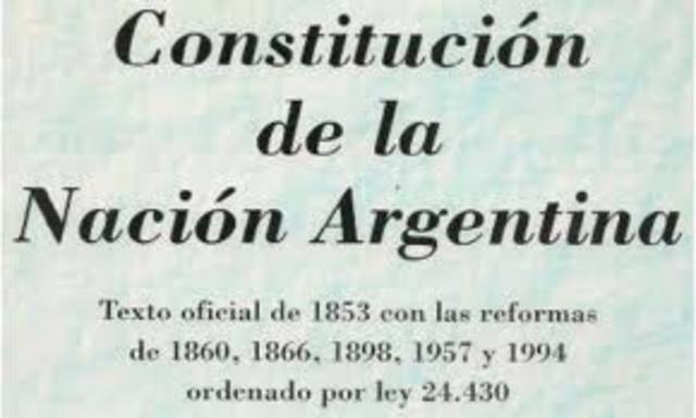 The Constitution of 1853 was restored