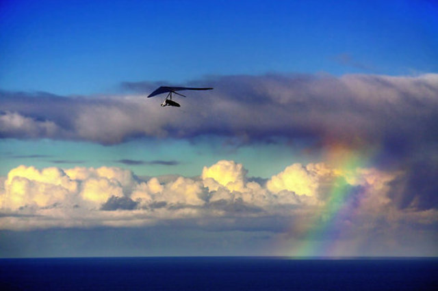 Somewhere over the rainbow,,,and in the cloud!