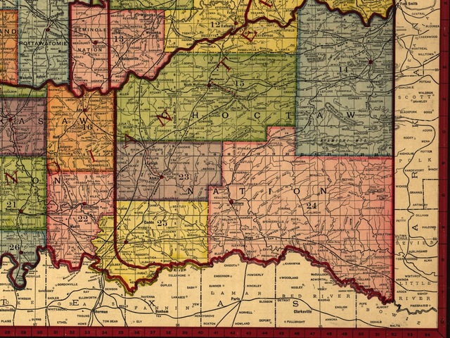 Choctaw and Chikasaw Vigilantes Resort to Violence and Drive out Blacks