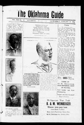 First African American Newspaper Oklahoma Guide