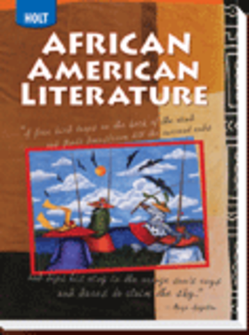 African American Literature textbook published for high school students by Holt Mcdougal