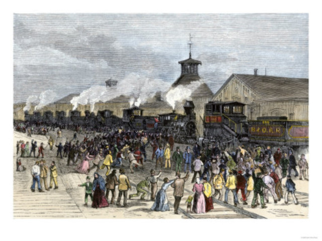 Start of the Martinsburg Strike