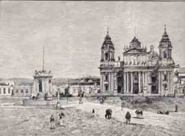 Traslado de la ciudad de Santiago al valle de la Ermita