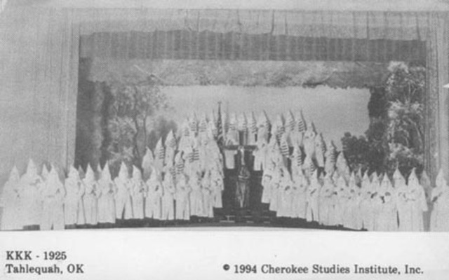 Cherokee KKK Meeting