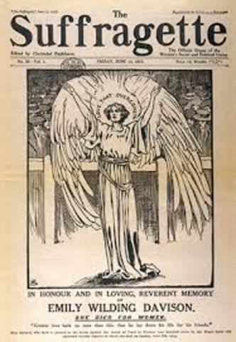 Emily Davison dies