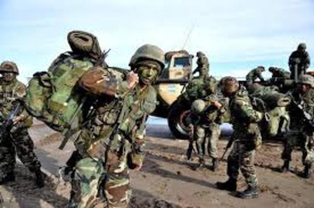 fuersas guerilleras a tacan a una patrulla militar