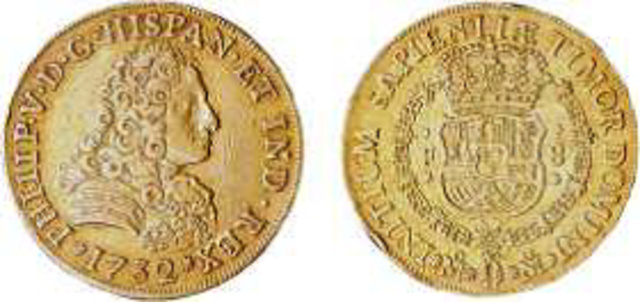 MONEDA REDONDA: COLUMNARIOS (1732-1772) Y PELUCONAS (1732-1759)