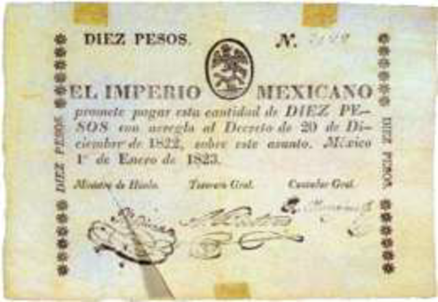 El billete del Primer Imperio