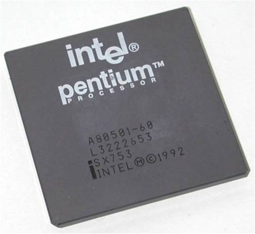 SE INVENTA EL PROCESADOR PENTIUM