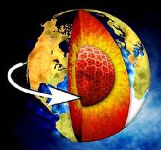 Se detecta la rotación del núcleo interno de la Tierra