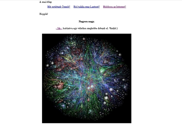 Első honlapunk