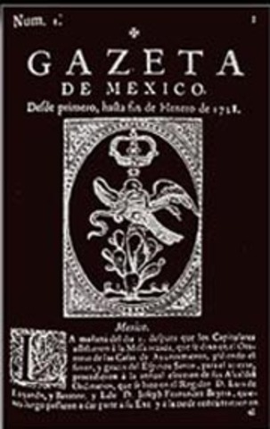 Primer periódico en México