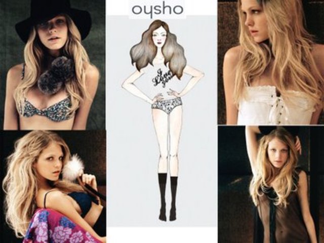 Lanzamiento de la cadena de lencería Oysho