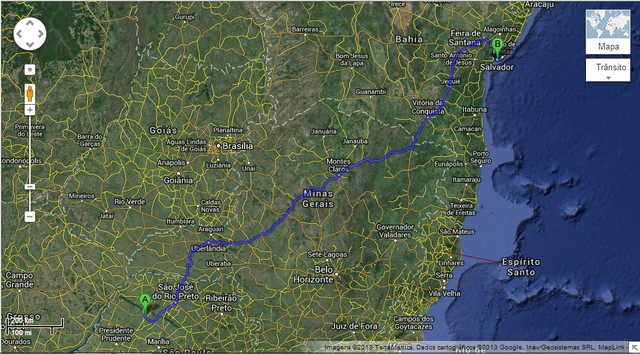 Araçatuba to salvador