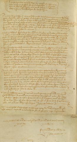 Firmas de la capitulacion de santa Fé