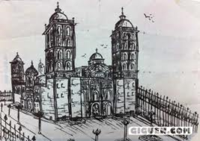 Consagración de la catedral de Puebla por el obispo Palafox