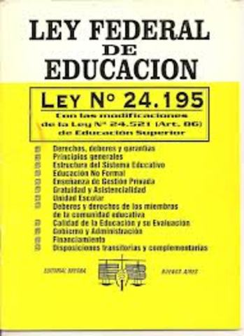 LEY FEDERAL- ley 24195