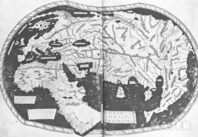 map of 15th century