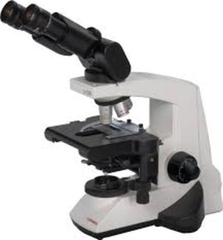 El microscopio de electrones es usado para examinar un virus