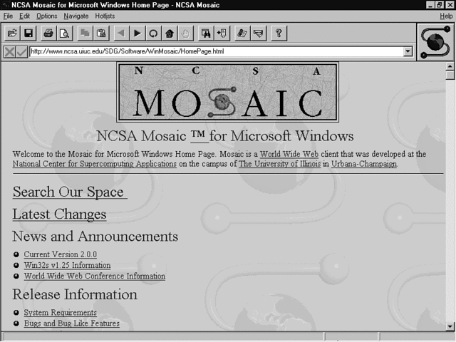 Marc Andreessen crea NCSA Mosaic