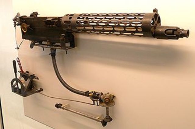 First successful interrupter gear built