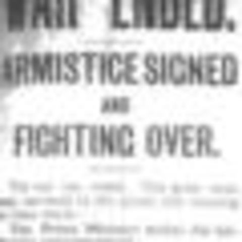 Armistice signed