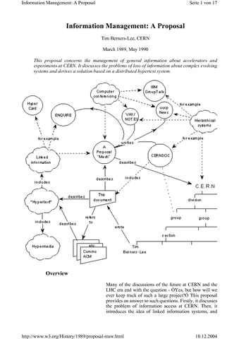 Information Management: A Proposal