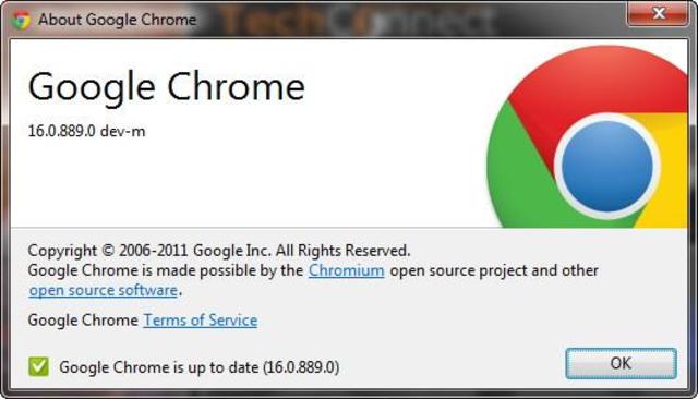 Versión 16, Google Chrome