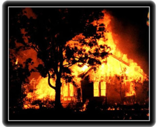 Anne Bradstreet House Burns Down
