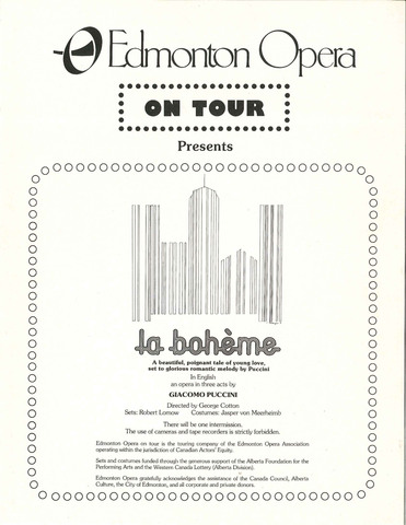 Bohème on Tour