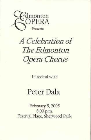A Celebration of the Edmonton Opera Chorus