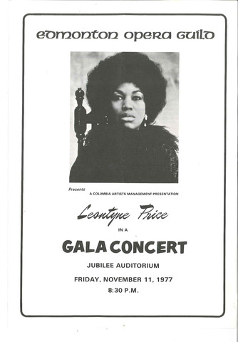 Leotyne Price in recital
