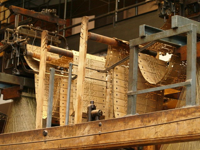 Jacquard Loom is created.